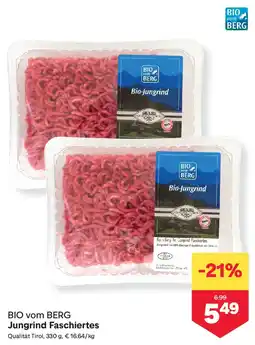 MPreis Jungrind Faschiertes Angebot