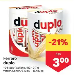 MPreis Ferrero duplo Angebot