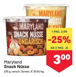 MPreis Maryland Snack Nüsse Angebot