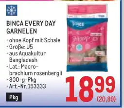 Metro BINCA EVERY DAY GARNELEN Angebot