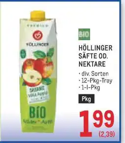 Metro Höllinger Säfte od. Nektare Angebot