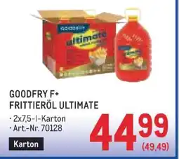 Metro GOODFRY F+ FRITTIERÖL ULTIMATE Angebot
