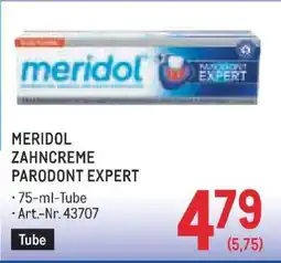 Metro MERIDOL ZAHNCREME PARODONT EXPERT Angebot