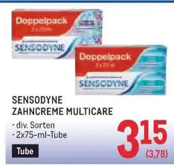 Metro Sensodyne Zahncreme Multicare Angebot