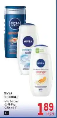Metro NIVEA DUSCHBAD Angebot