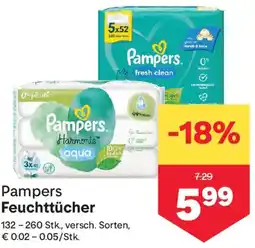 MPreis Pampers Feuchttücher Angebot