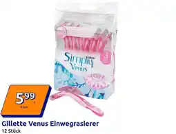 Action Gillette Venus Einwegrasierer Angebot