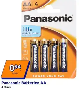Action Panasonic batterien aa Angebot