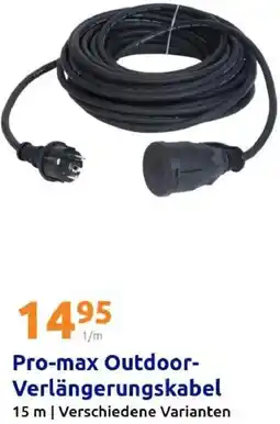 Action Pro-max Outdoor- Verlängerungskabel Angebot