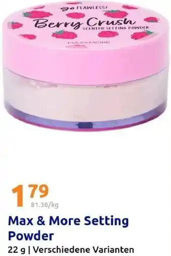 Action Max & More Setting Powder Angebot