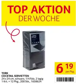 Transgourmet Tork cocktail servietten Angebot