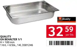 Transgourmet Quality gn behälter 1/1 Angebot