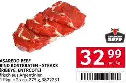 Transgourmet Asaredo beef rind rostbraten - steaks (ribeye, entrcote) Angebot