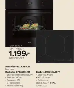 XXXLutz Backöfen Angebot