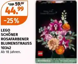 Müller Lego schöner rosafarbener blumenstrauss Angebot