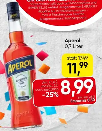 Spar Aperol Angebot