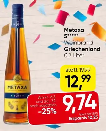 Spar Metaxa 5***** Angebot