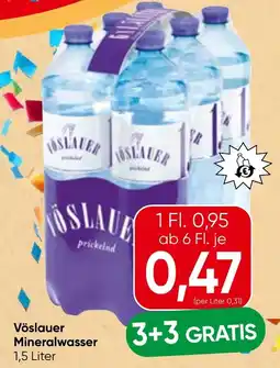 Spar Vöslauer Mineralwasser Angebot