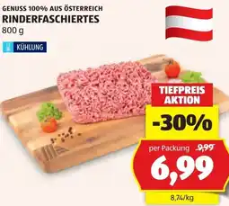 Hofer Rinder Faschiertes Angebot