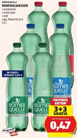 Hofer Römerquelle Mineralwasser Angebot