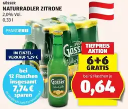 Hofer Gösser Naturradler Zitrone Angebot