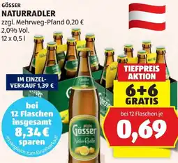 Hofer Gösser Naturradler Zitrone Alkoholfrei Angebot