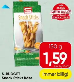 Spar S budget snack sticks käse Angebot