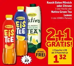 Interspar Rauch Eistee Pfirsich Angebot