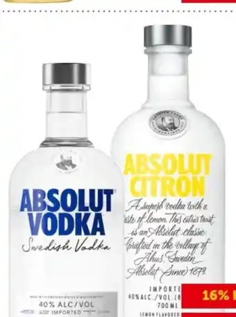 Interspar Absolut Vodka Angebot