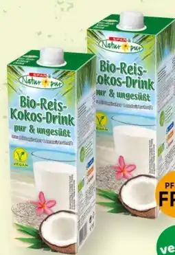 Interspar Spar Natur pur Bio-Reis-Kokosdrink Angebot