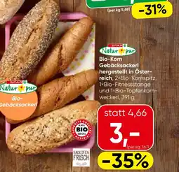 Spar Bio korn gebäcksackerl hergestellt in öster reich Angebot