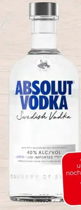 Spar Absolut Vodka Angebot