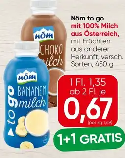Spar Nöm To Go Milch Angebot