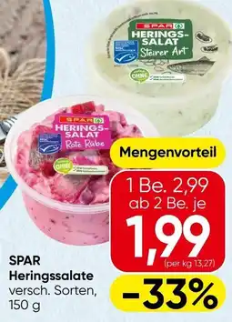 Spar Spar heringssalate Angebot