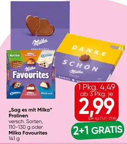 Spar Sag es mit Milka Pralinen Angebot