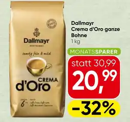 Spar Dallmayr Crema d'Oro ganze Bohne Angebot