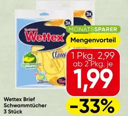 Spar Wettex Brief Schwammtücher Angebot