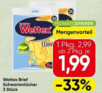 Spar Wettex Brief Schwammtücher Angebot