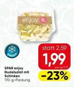 Spar SPAR enjoy Nudelsalat mit Schinken Angebot