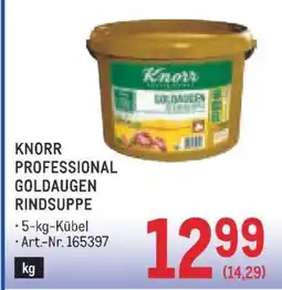 Metro KNORR PROFESSIONAL GOLDAUGEN RINDSUPPE Angebot