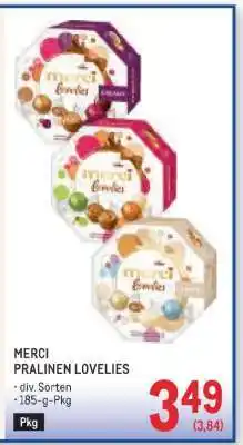 Metro MERCI PRALINEN LOVELIES Angebot