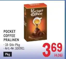 Metro POCKET COFFEE PRALINEN Angebot