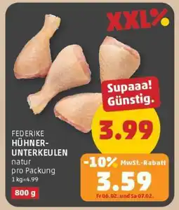PENNY FEDERIKE HÜHNER-UNTERKEULEN Angebot