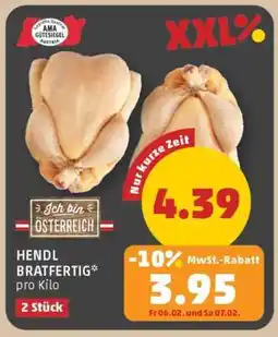 PENNY Hendl bratfertig Angebot