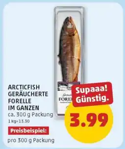 PENNY ARCTICFISH GERÄUCHERTE FORELLE IM GANZEN Angebot