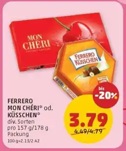 PENNY FERRERO MON CHÉRI od. KÜSSCHEN Angebot