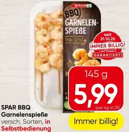 Spar Spar bbq garnelenspieße Angebot