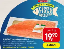 Spar S budget lachsfiletseite frisch Angebot