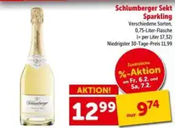 Interspar Schlumberger sekt sparkling Angebot