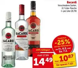 Interspar Bacardi Angebot